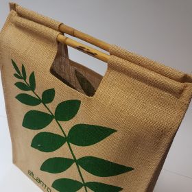 Ailanto - Jute bag bamboo handles