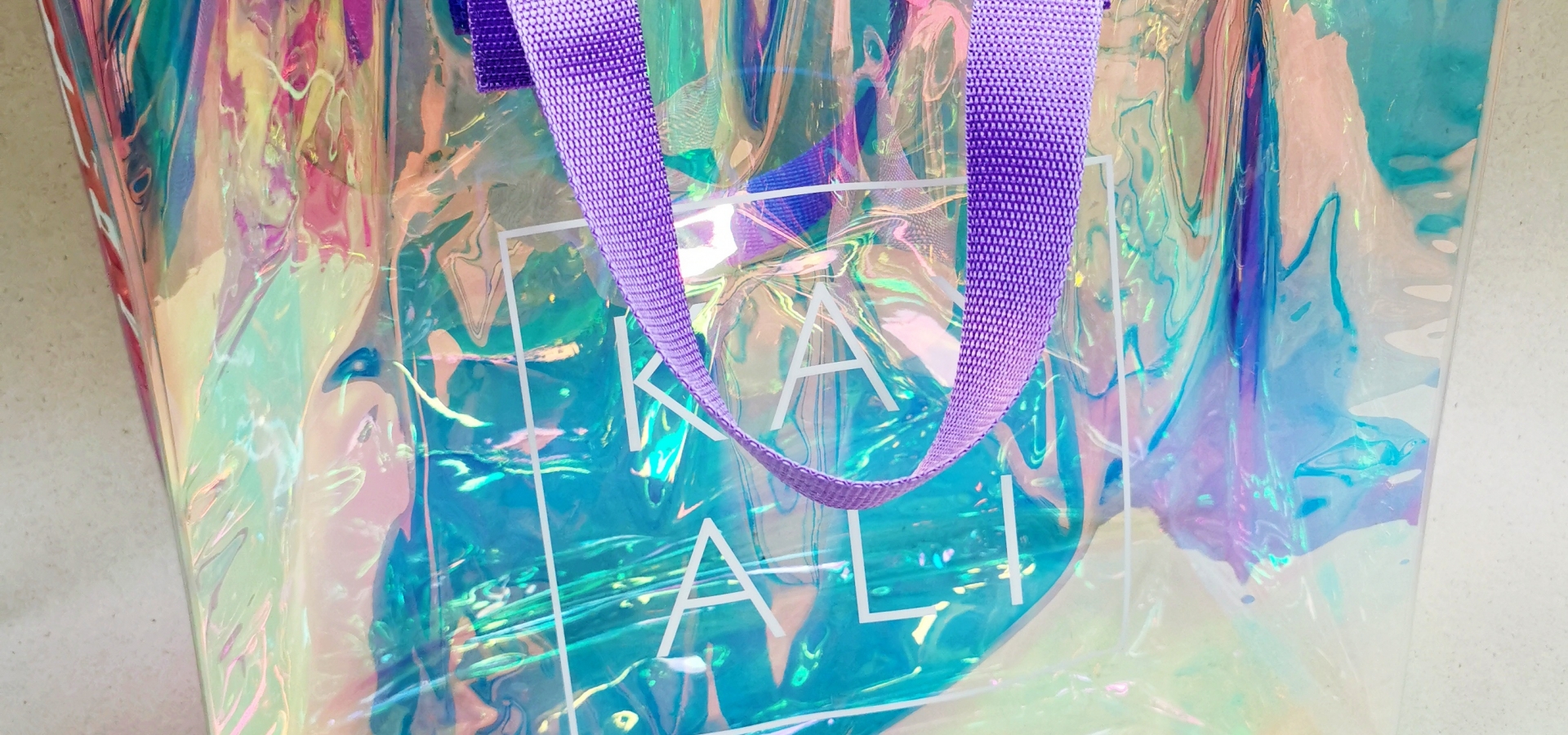 New Summer Hit - Holographic PVC Carrier Bag