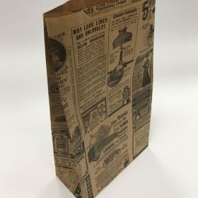 Block bottom kraft bag