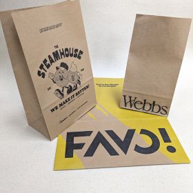 Block bottom kraft paper bag