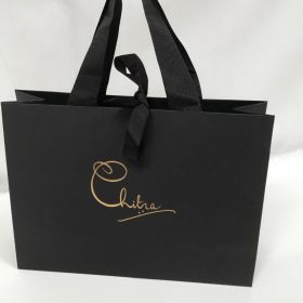 Chitra - Black Grosgrain Ribbon