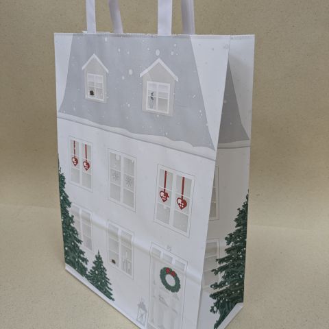 Kraft Bags with Flat Tape Handles