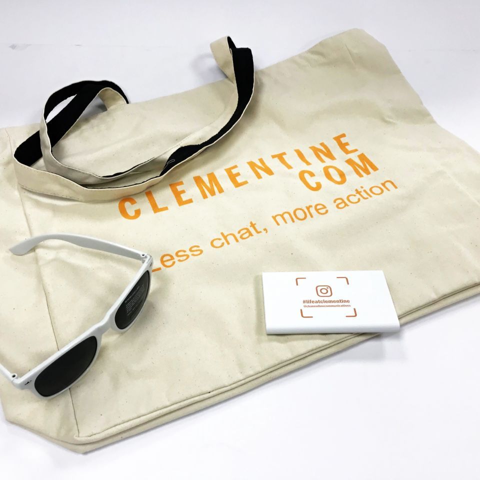 Clementine Com promotional merch