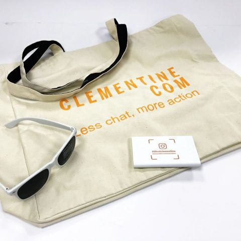 Clementine Com promotional merch