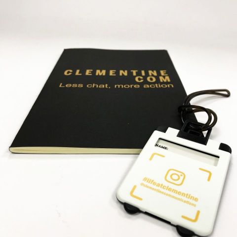 Clementine Com promotional merch