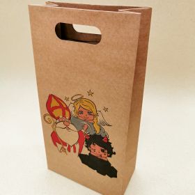 Die-cut handle bag Christmas