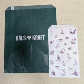 Flat bottom paper bag