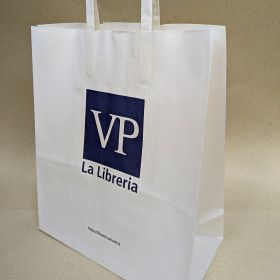 Flat tape paper bag