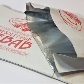 Freshly made kebab - thermo counter bag