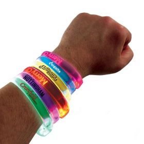 Glowing wristband