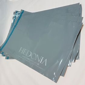 Grey printed mailing bag