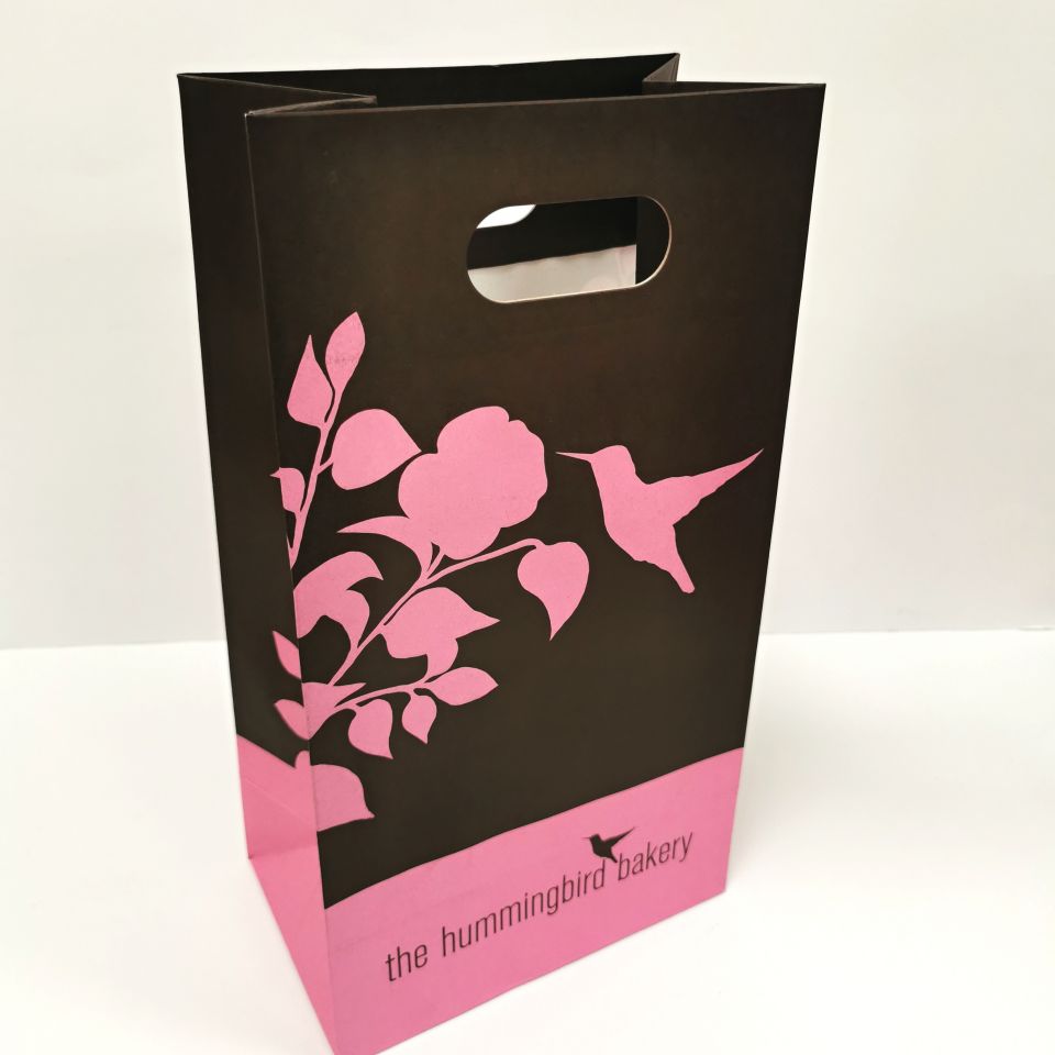 Luxury Unlaminated/Laminated Bags with Die Cut Handles