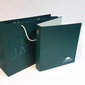 Jaspar bag and binder