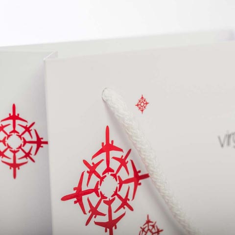 Luxury Laminated Bags with Rope Handles