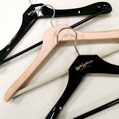 NEW - Branded Wooden Hangers