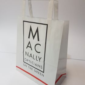 Macnally - Kraft Bags with Flat Tape Handles