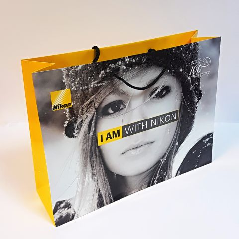 Luxury Laminated Bags with Rope Handles