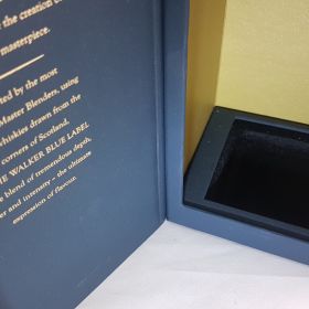 Rigid presentation box - Blue Label Whiskey