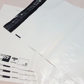 White mailing bags