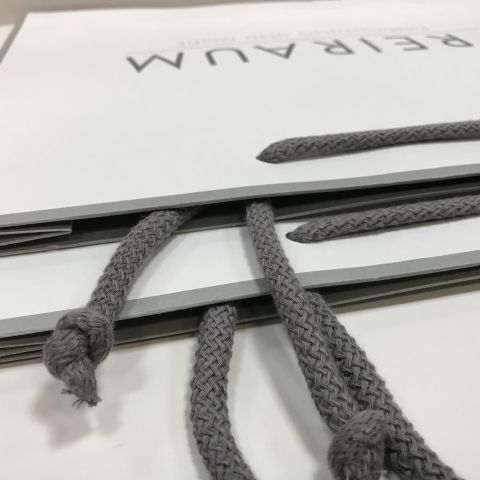 Unlaminated Bags with Rope Handles
