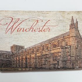 Wooden Fridge Magnet Winchester