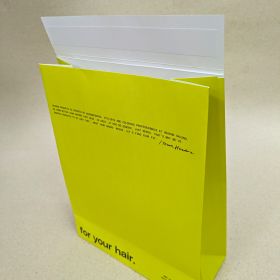 Yellow gusseted envelope